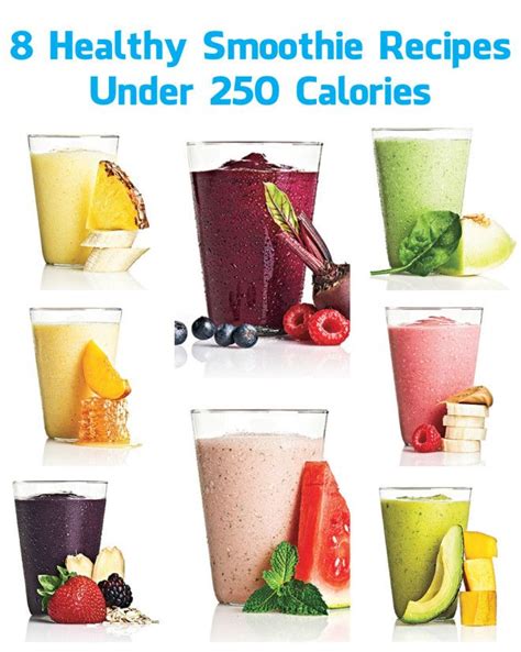 10 Delicious Smoothie Recipes Under 250 Calories