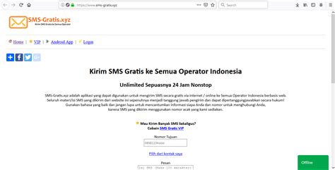 Sms Dari Internet Ke Handphone Gratis