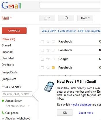 Sms Gratis Gmail