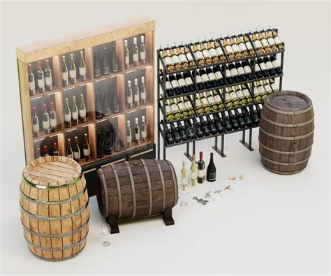 Snack For Wine Set 3D PNG