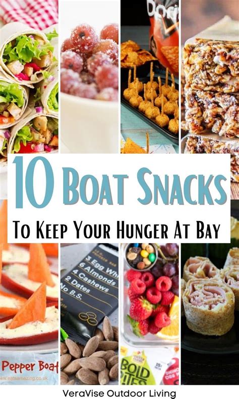 Snacks for a boat trip