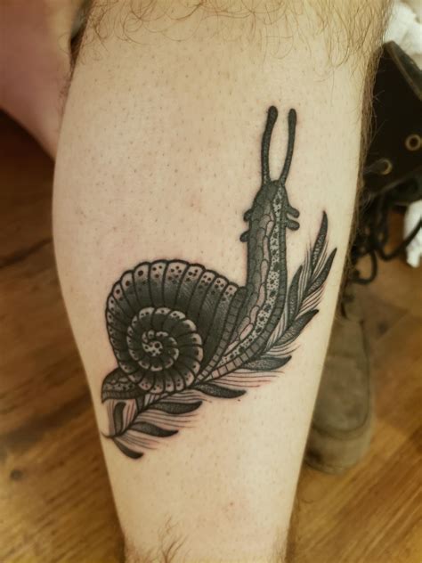 60 Snail Tattoo Designs For Men Cool Slithering Ink Ideas