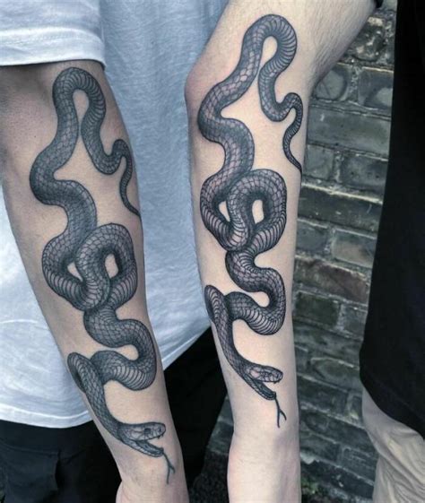 Snake Forearm Tattoos