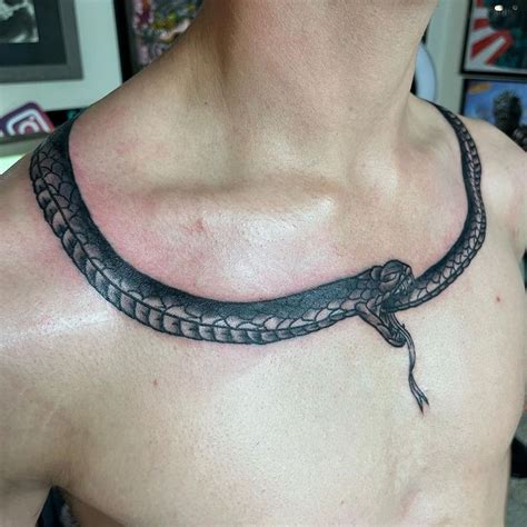 Snake Necklace Tattoo