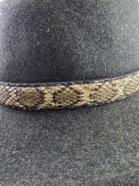 Slither into Style: Elevate Your Look with our Exquisite Snake Skin Hat Band!