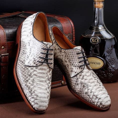 Unleash Your Wild Side: Step out in Style with Premium Snake Skin Shoes for Men