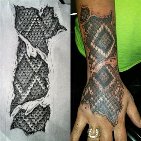 Snake Skin Tattoo