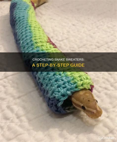Snake Sweater Crochet Pattern