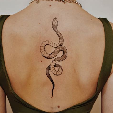 Snake Tattoo Back