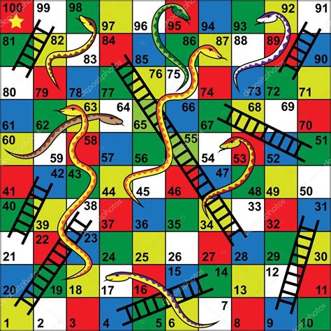 Snakes And Ladders Printable