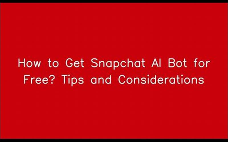 Snapchat Consideration