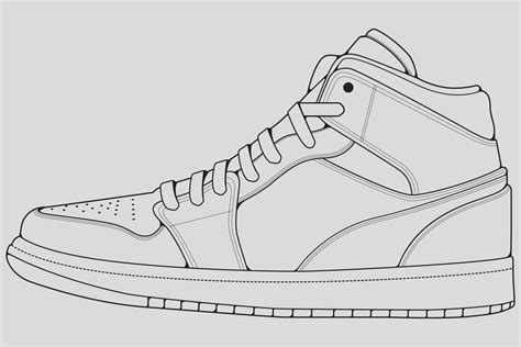 Sneaker Template To Color