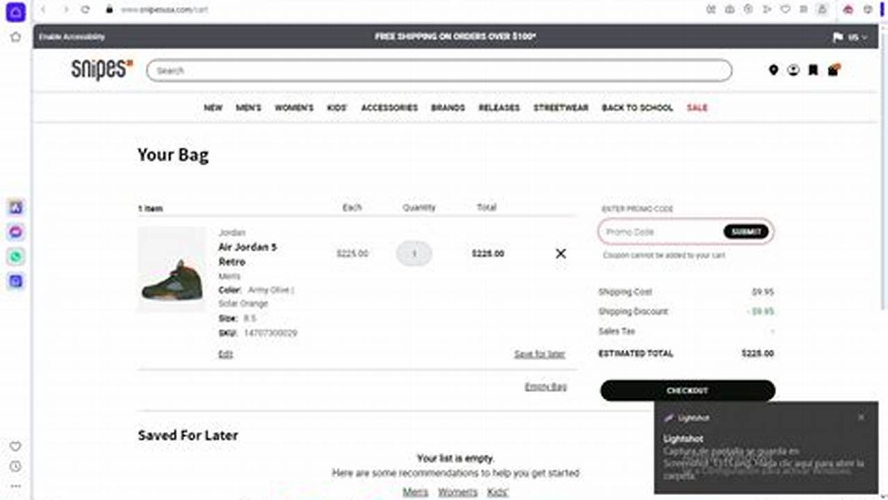 Snipes Promo Code 2024