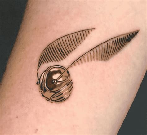 “Golden Snitch” . . . . tattoo tattoos tattooed 