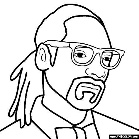 Snoop Dogg Coloring Pages