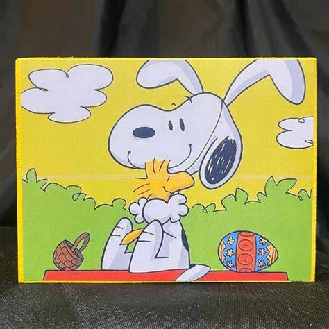 Snoopy Easter Decor