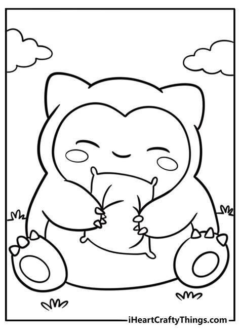 Snorlax Coloring Page