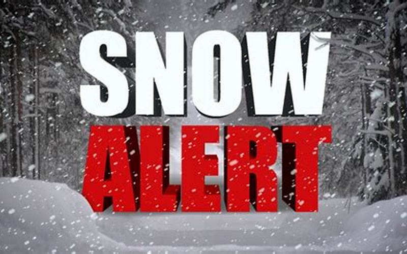 Snow Alert Sioux Falls