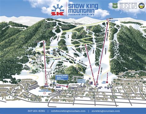 Snow King Resort Map