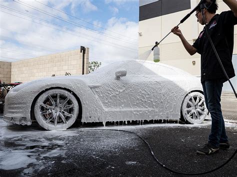 Snow Foam Car Wash,