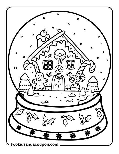 Snow Globe Coloring Pages