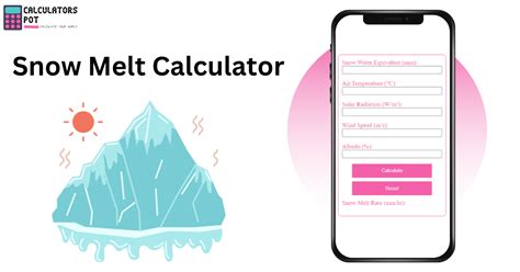 Snow Melt Calculator