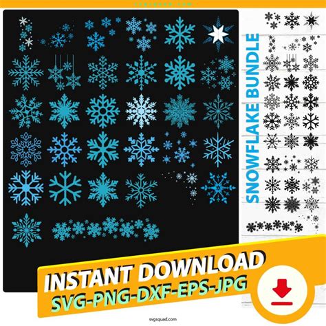 Download SnowFlake Bundle For Silhouette