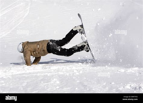 Snowboarder Falling Down