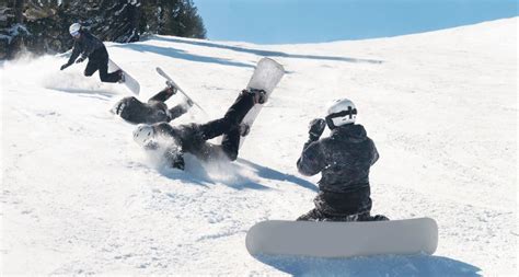 Snowboarding: the only time falling down is acceptable