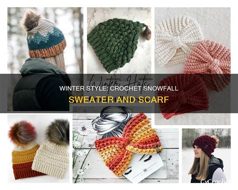 Snowfall Sweater Scarf Crochet Pattern