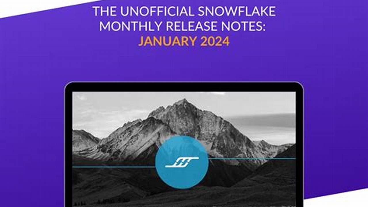 Snowflake January 2024 Release Notes