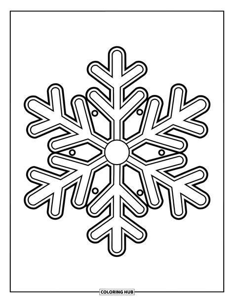 Snowflake Color Page