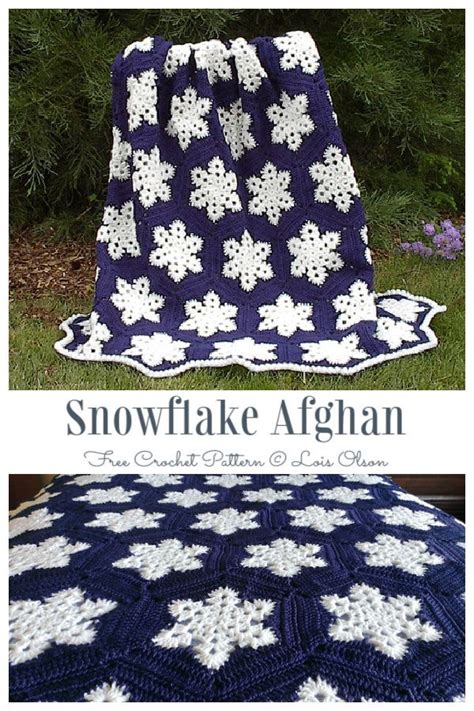 Snowflake Crochet Blanket