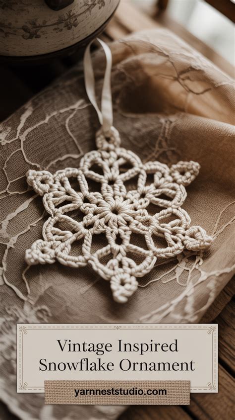 Snowflake Crochet Ornaments