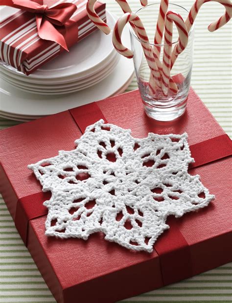 Snowflake Dishcloth Crochet Pattern