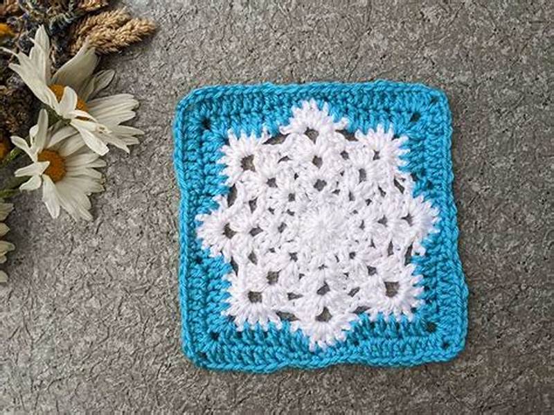 Snowflake Granny Square Pattern