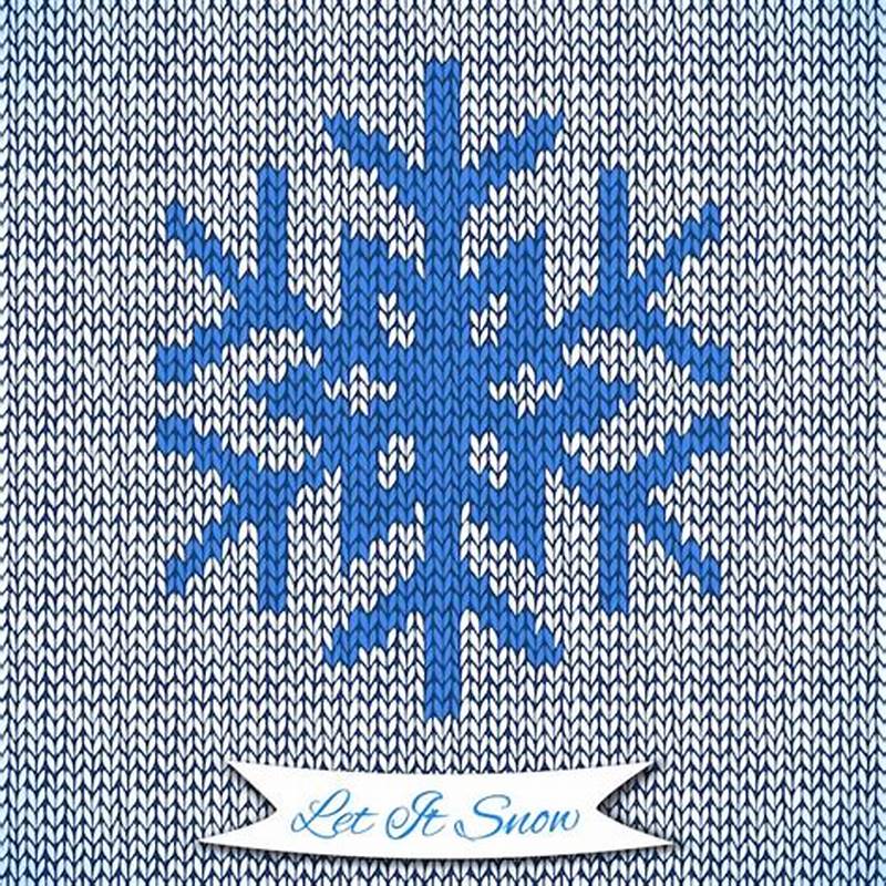 Snowflake Knitted Pattern