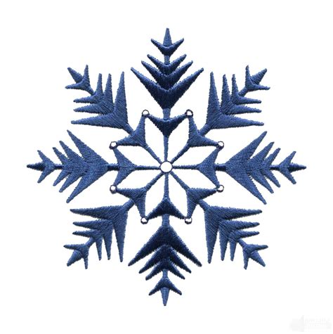 Snowflake Machine Embroidery Pattern