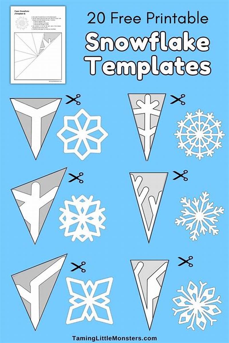 Snowflake Pattern Templates