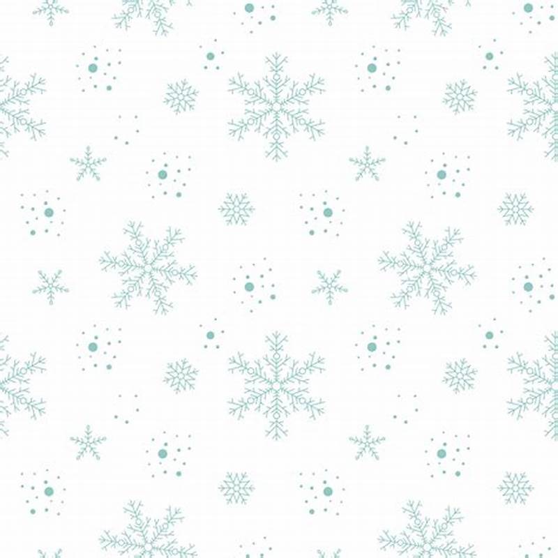 Snowflake Seamless Pattern