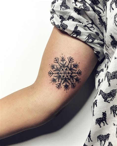 Snowflake Tattoo Designs and Meanings TatRing
