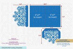 Download Snowflake Trifold Wedding Invitation Commercial Use