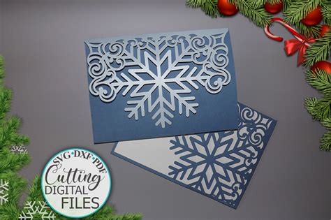 Download Snowflake Trifold Wedding Invitation Commercial Use For Crafts