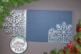 Download Snowflake Trifold Wedding Invitation Files