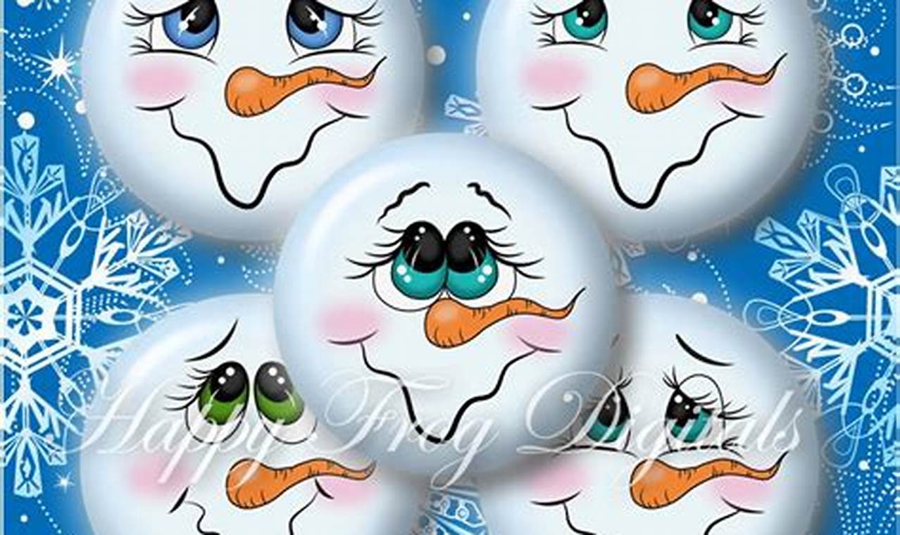 Unleash the Magic: Discover Creative Snowman Faces Paint Patterns