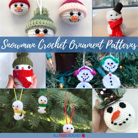 Snowman Ornament Crochet