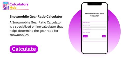 Optimize Your Snowmobile's Performance with our Gear Ratio Calculator: Free and Easy to Use!