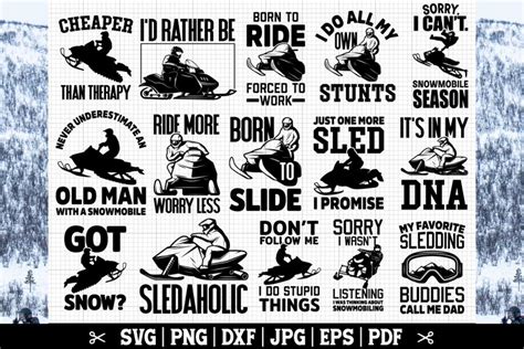 Ride into Winter Wonderland with Snowmobile SVG Free - Your New Piste Partner