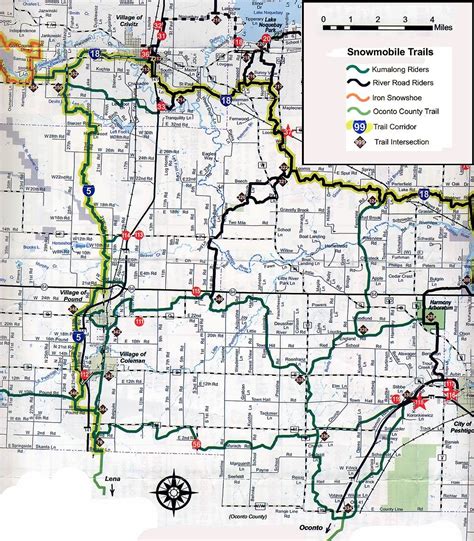 26 Wisconsin Snowmobile Trails Map Map Online Source