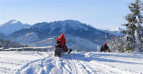 Snowmobiling in Zakopane